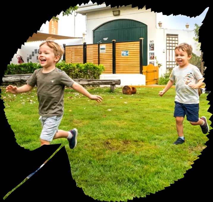 Children engaged in outdoor learning at Forest Oasis Nursery
