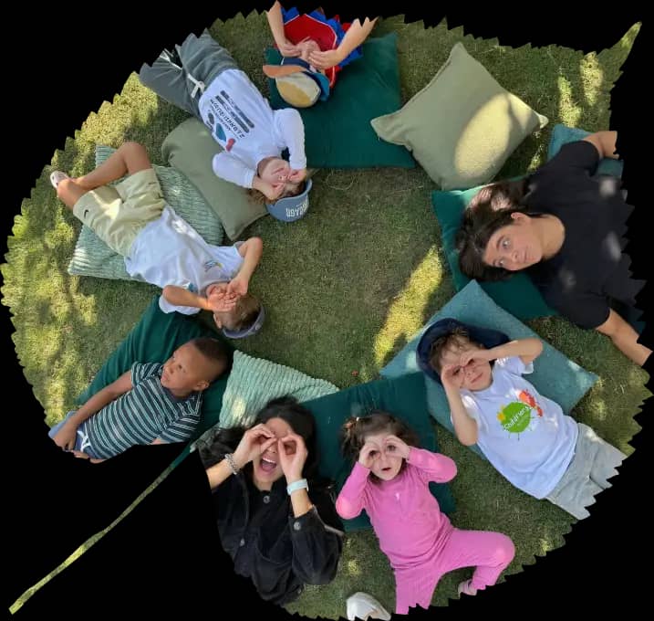 Forest School Outdoor Learning Children engaged in outdoor learning at Forest Oasis Nursery